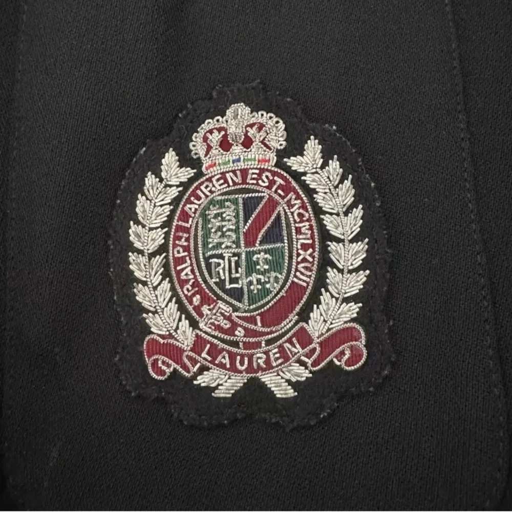 Vintage Ralph Lauren Saville Row Embroidered 100% Wool Naval Duster Blazer Coat - Picture 2 of 7